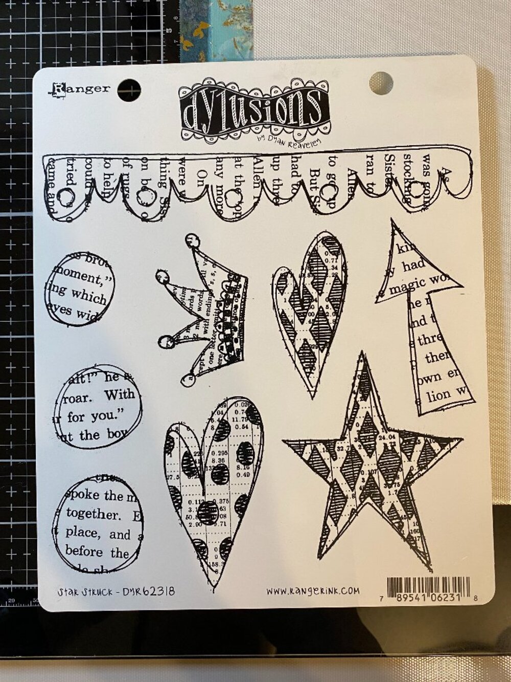 Dylusions Stamp Set: DYR62318-Star Struck